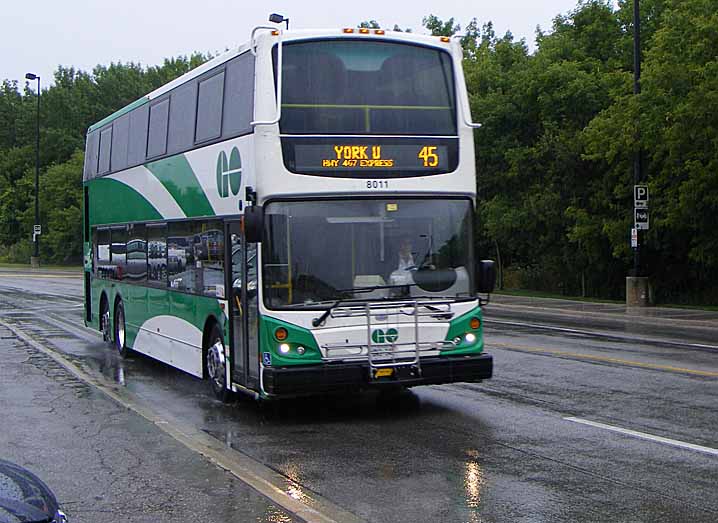 GO Transit Alexander Dennis Enviro500 8011